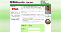 Desktop Screenshot of alldimensionsinsurance.com